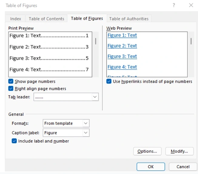 Hyperlinks List of Tables and Figures