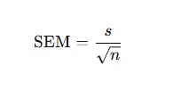 Standard Error of the Mean